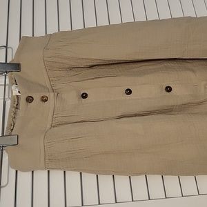 NWOT Midi Gauze Skirt